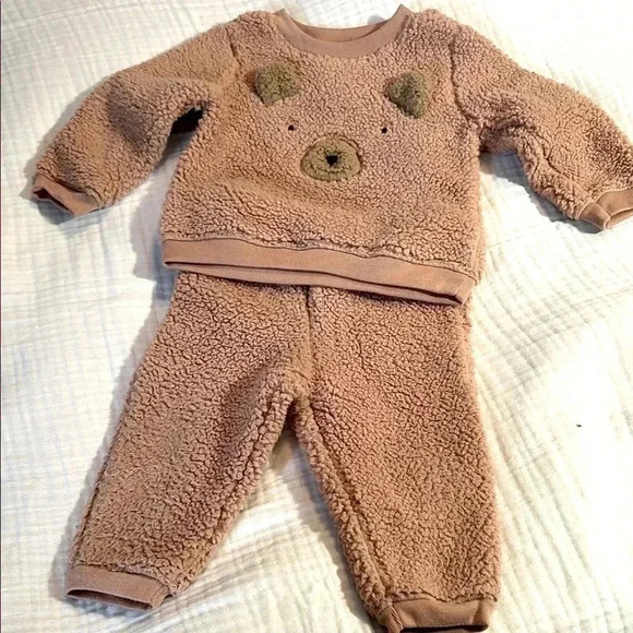 Carter's Other - Cozy Sherpa Bear Fleece Kids Matching Set